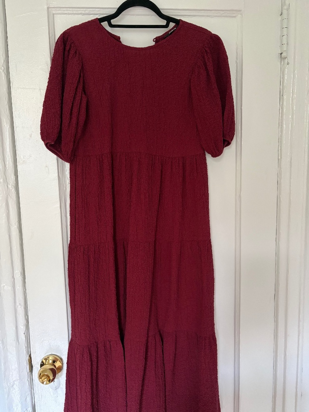 Wine red maxi dress from Desigual